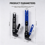 Motorcycle CNC-machined adjustable side stand for the Electric Little Bull No. 9 – Direct from the manufacturer: aluminium alloy aftermarket parts - 图片 2