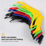 Motorcycle modifications: beak, spoiler, air intake wing, shark fin, front splitter, carbon fibre finish, forged finish