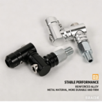 New CNC-machined motorcycle accessories: 360-degree rear-view mirror mount – screw-fixed for easy installation and a wider field of view - 图片 2