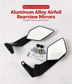 Universal aftermarket kit for the third-generation Ruzuma: Z650 and Z400 wind deflector rear-view mirrors – foldable mirror accessories - 图片 4
