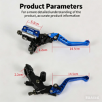 CNC-machined brake master cylinder and clutch assembly for off-road motorcycles   Jin Taizi brake master cylinder and hydraulic throttle kit